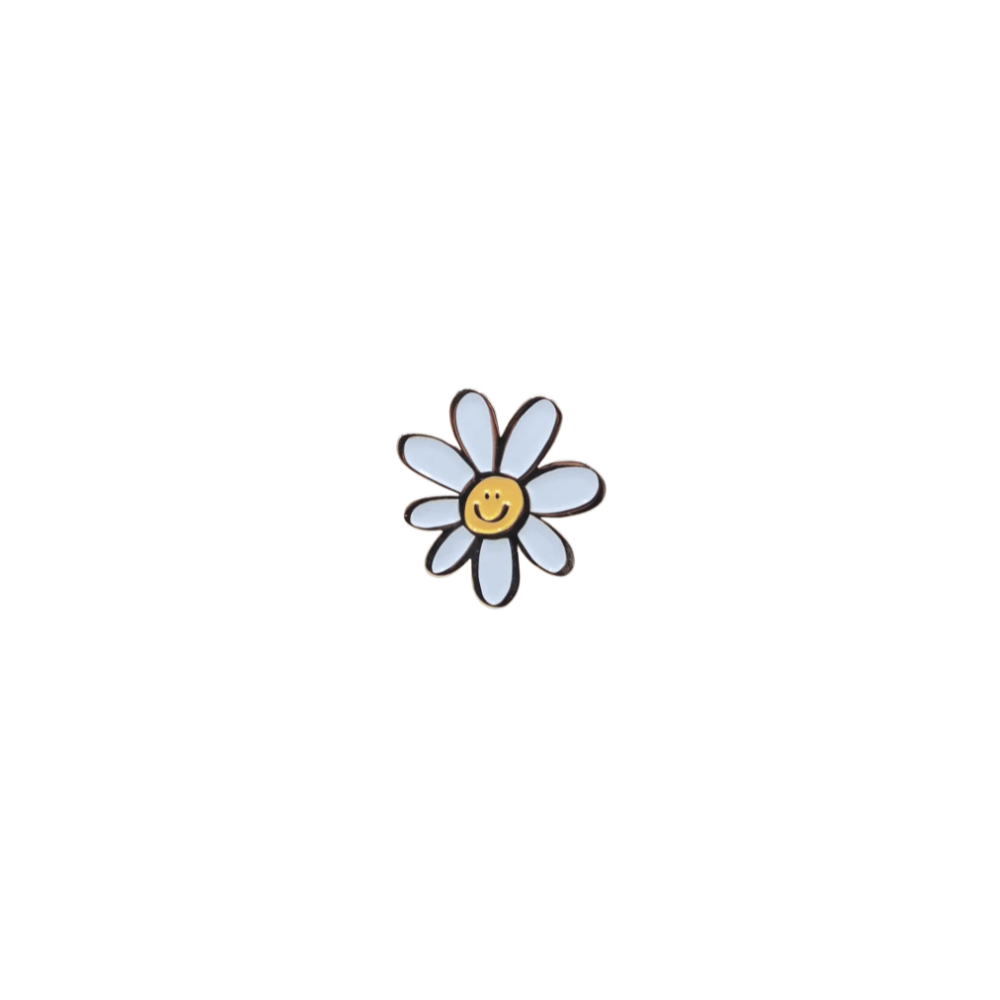Happy Daisy Enamel Pin