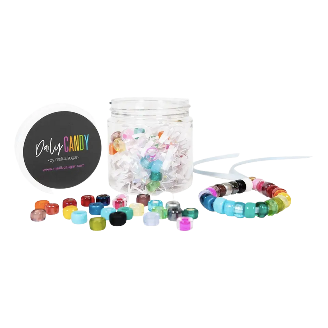 DIY Daily Candy Rainbow Beaded Bracelet Kit