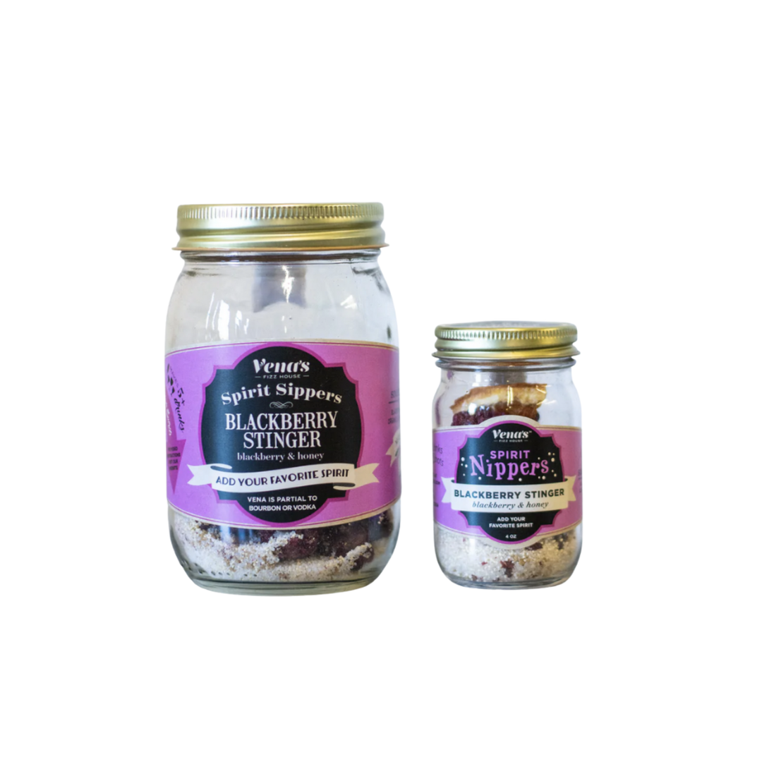 Blackberry Stinger Spirit Infusion Jar