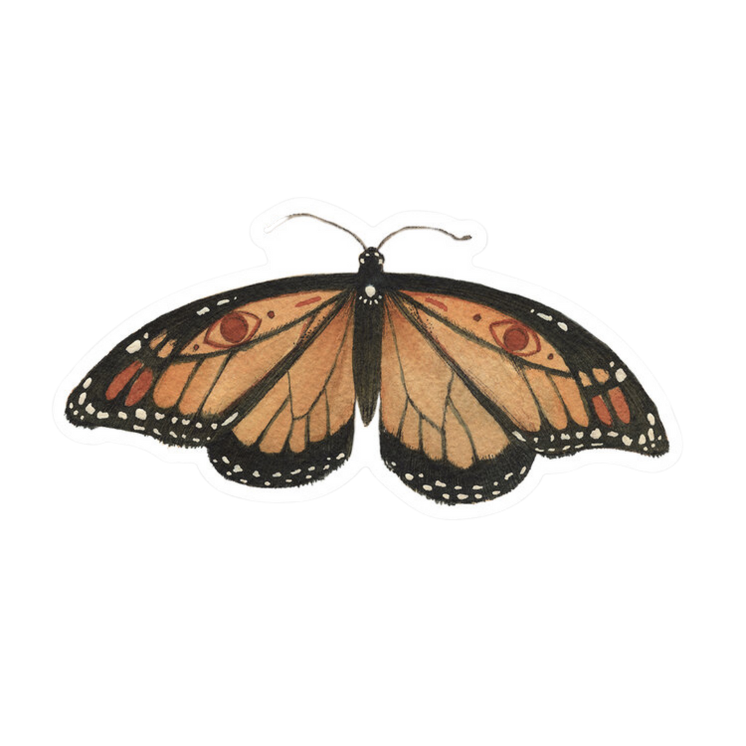 Monarch Butterfly Sticker