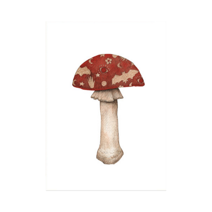 Spooky Mushroom - Greeting Card