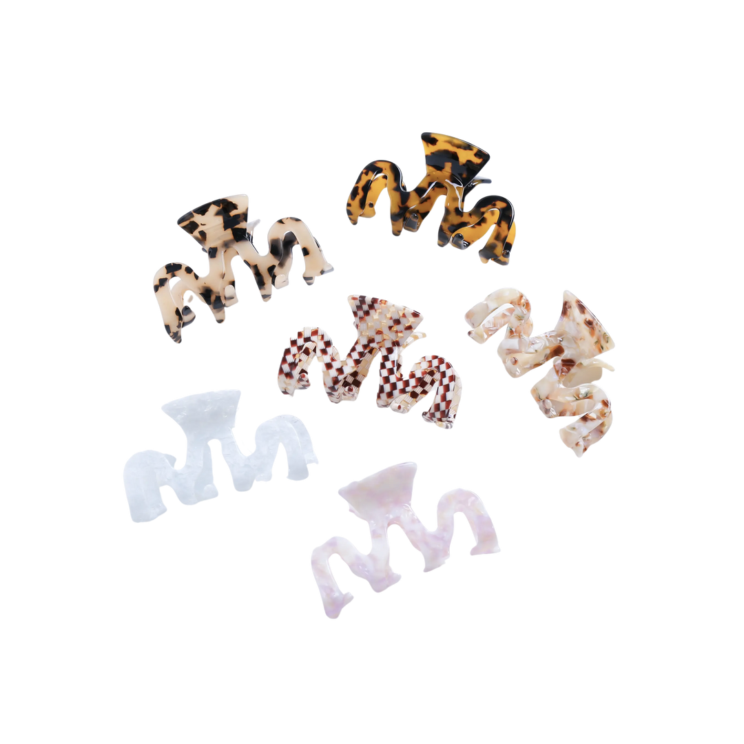 Kira Claw Clip | Medium Wavy Hair Clip (3.4 inch)