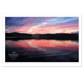 Green River Reservoir - 12.5x19" print