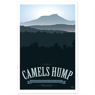 Camel's Hump No. 2 - 12.5x19" print
