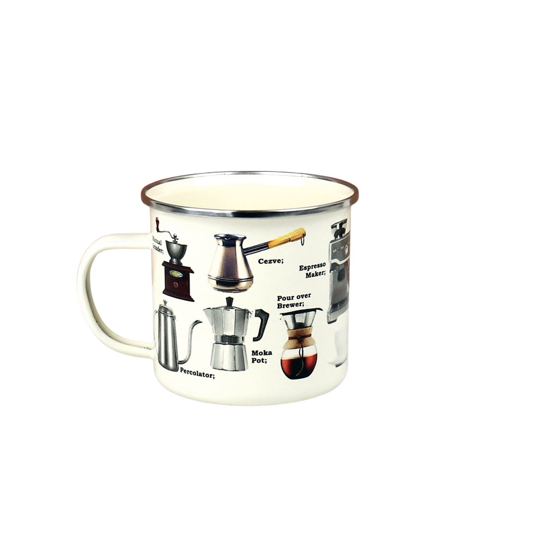 Coffee Enamel Mug