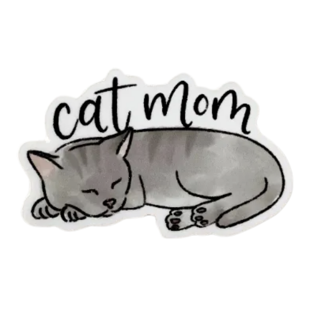 Cat Mom Sticker