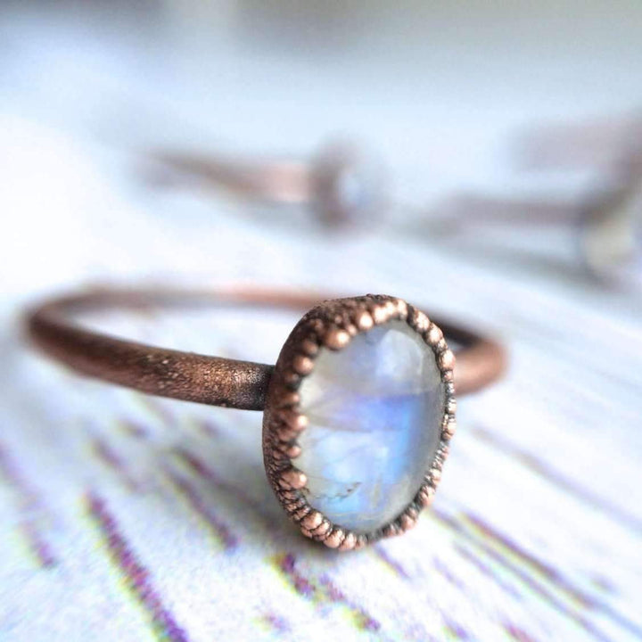 Oval Moonstone Ring*