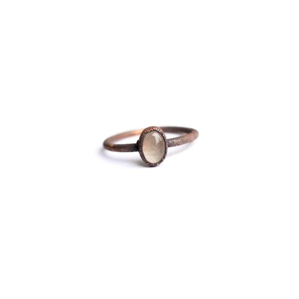 Oval Rose Quartz Ring*