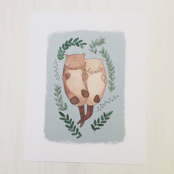 Otters in Love