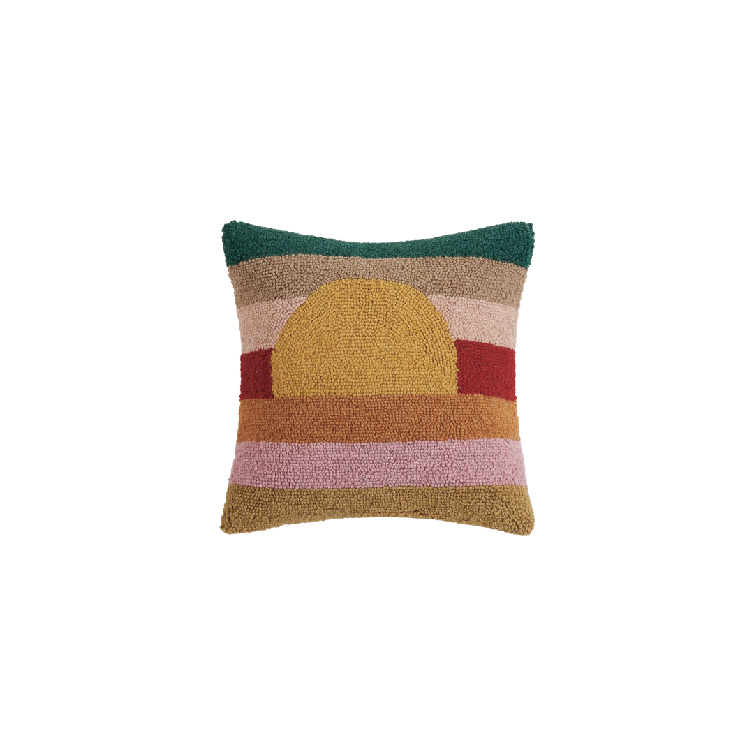 Sunset Waves Hook Pillow