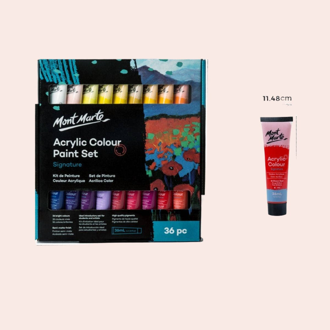 Acrylic Color Paint Set Signature 36pc x 36ml (1.2oz)