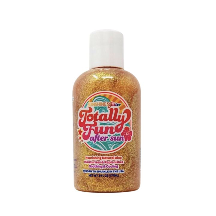 Totally Fun After Sun Glitter Aloe Body Gel 6 oz