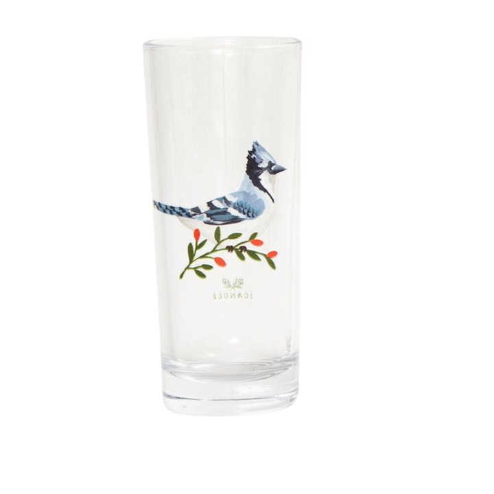 Feathered Friends Tall Juice Glass