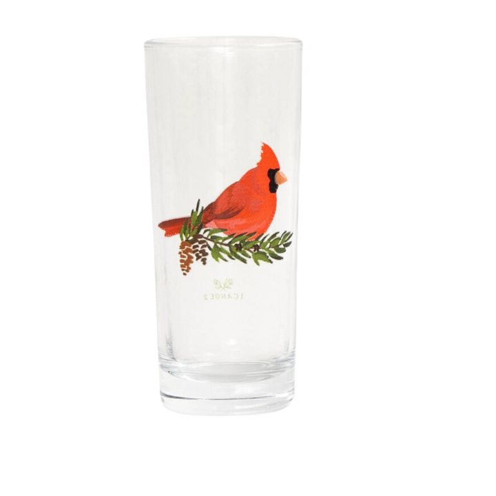 Feathered Friends Tall Juice Glass