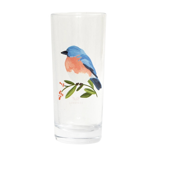 Feathered Friends Tall Juice Glass