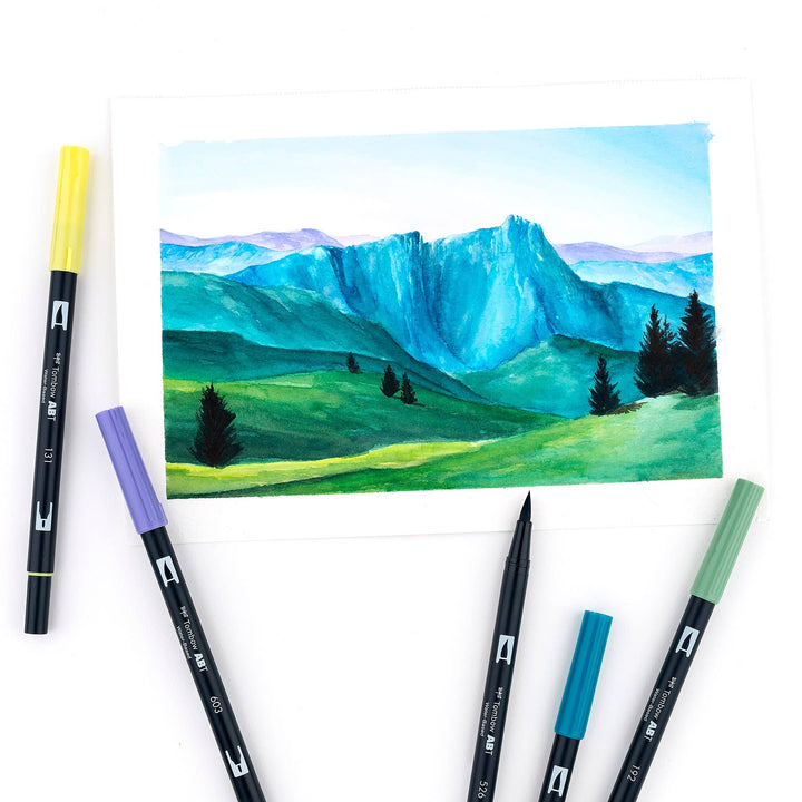 Dual Brush Pen Art Markers - 173 Willow Green