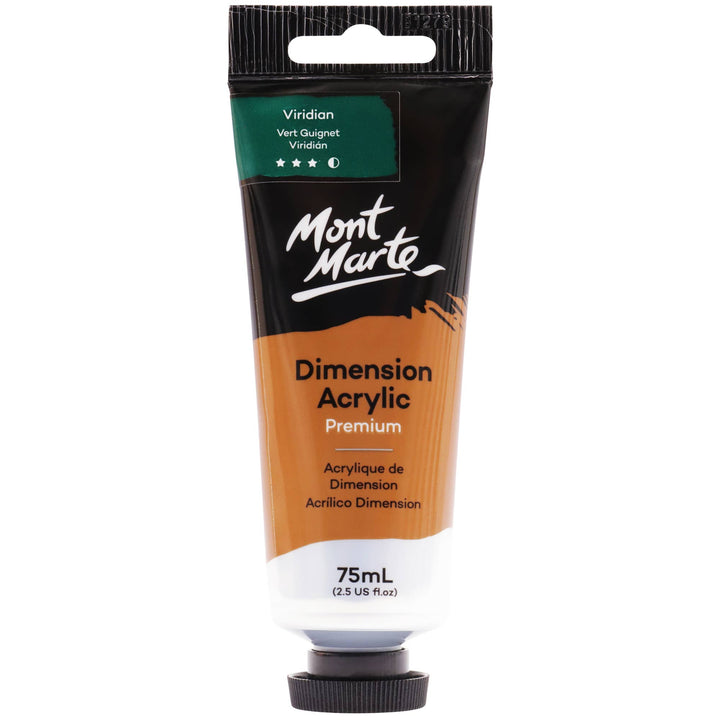 Dimension Acrylic Premium 75ml (2.5 US fl. oz.) Tube: Lamp Black