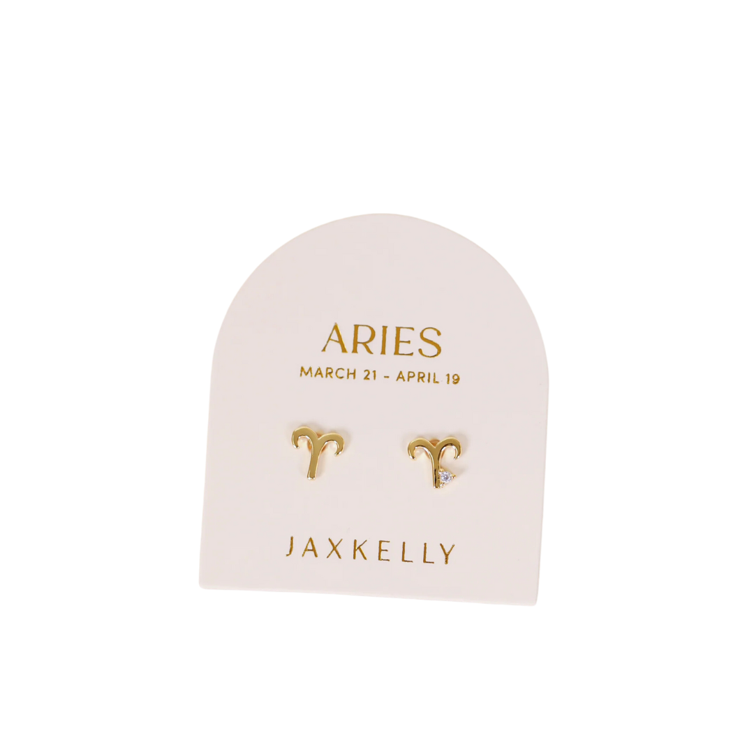 Zodiac Gold Earrings