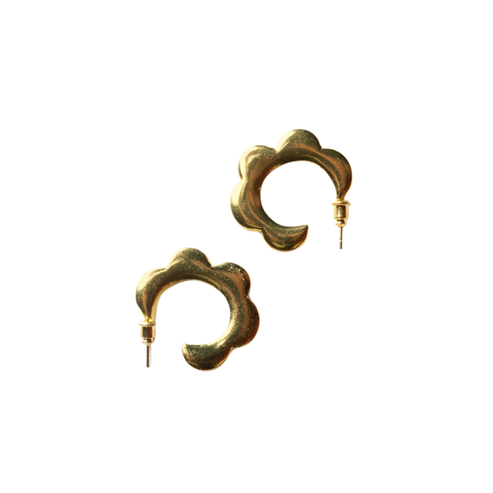 Petal Hoops Gold
