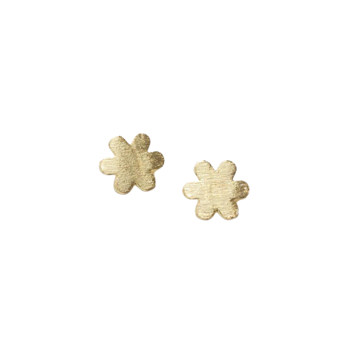 Petite Flower Studs Gold