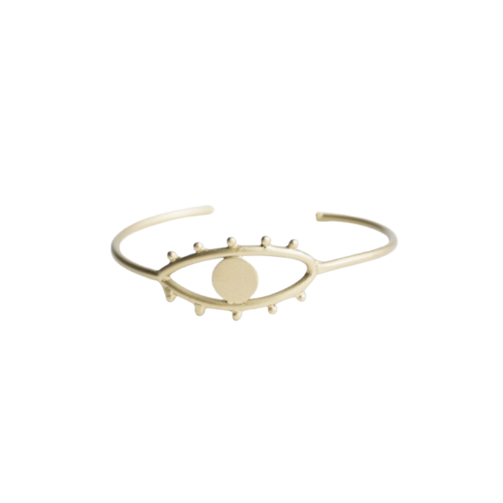 Eye To Eye Bangle Gold