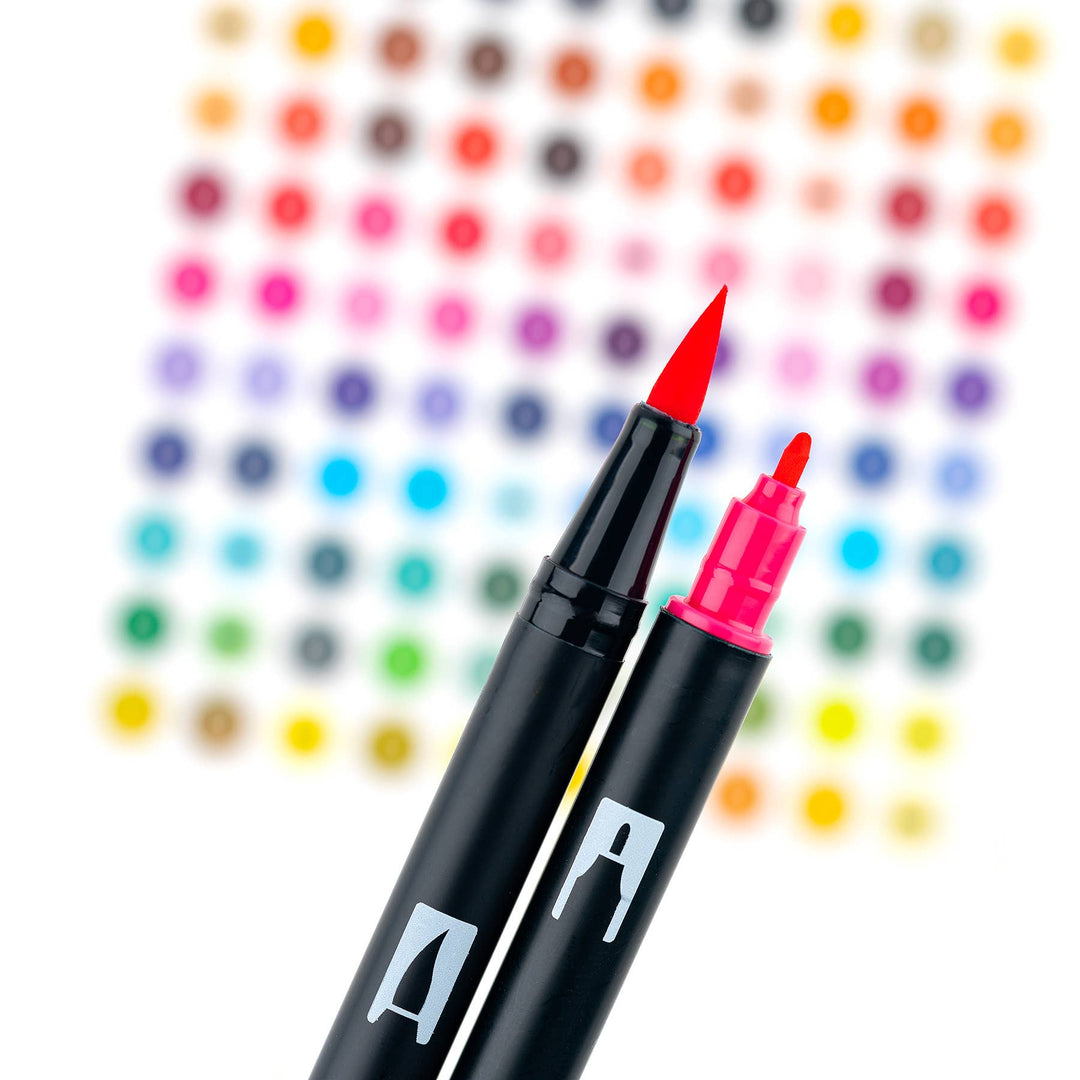 Dual Brush Pen Art Markers, Yay Sorbet, 6-Pack