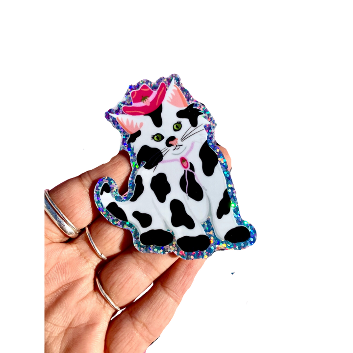 Cowgirl Kitty Sticker