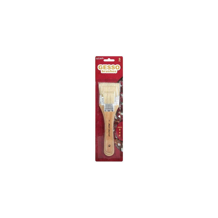 Gesso Brushes Sizes 3pc 2, 4, 6