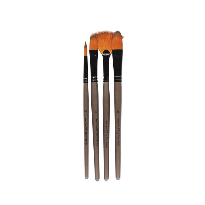 Gallery Series Brush Set Acrylic 4pce