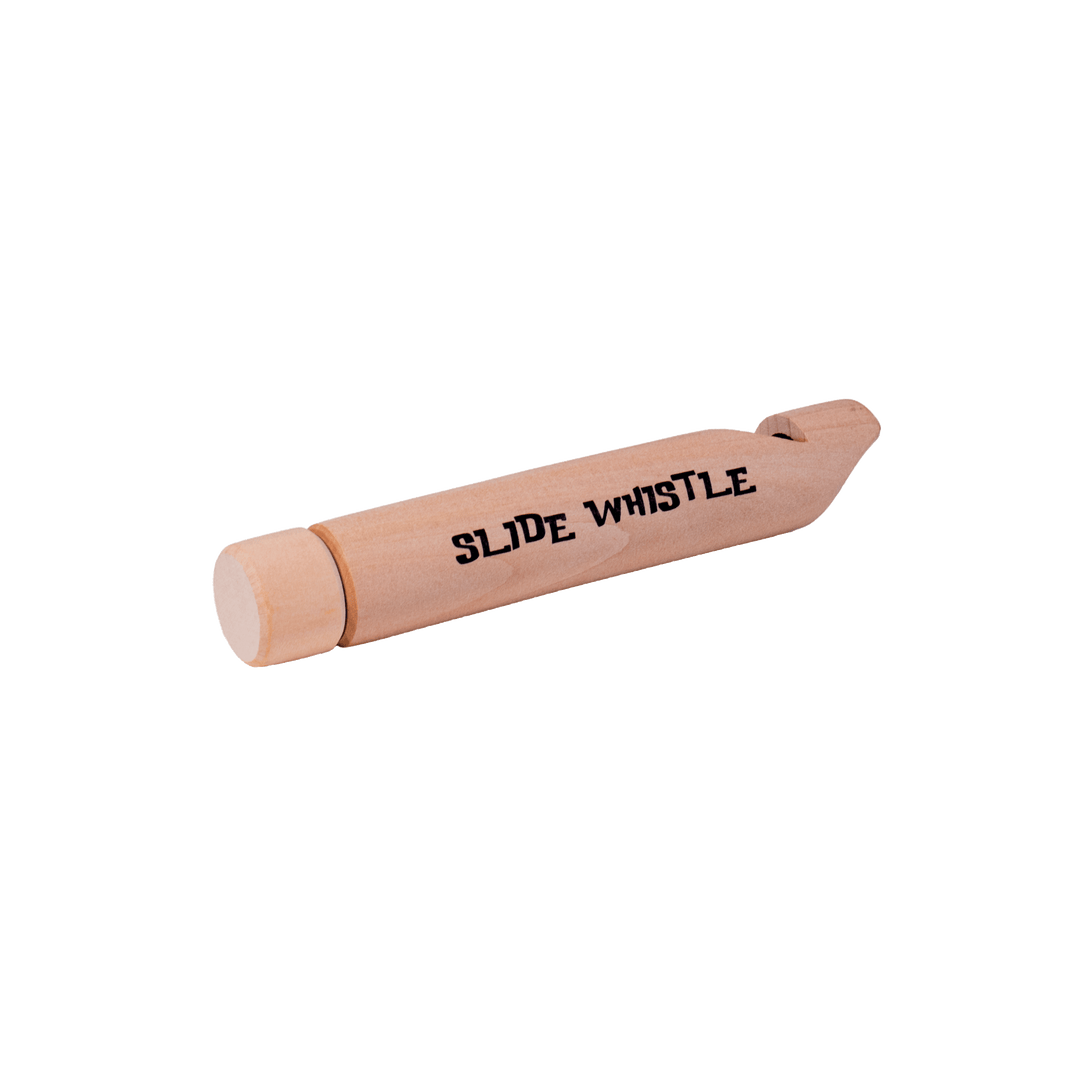 Neato! Wooden Slide Whistle, 6.5" Sealed Musical Toy, Retro