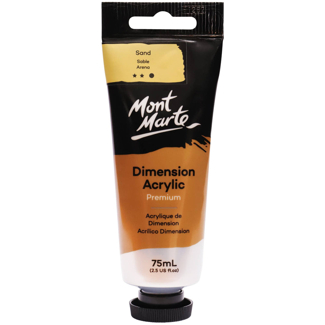 Dimension Acrylic Premium 75ml (2.5 US fl. oz.) Tube: Lamp Black