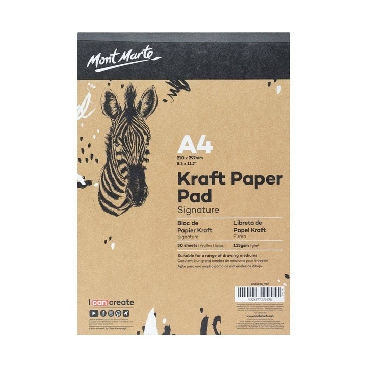 Kraft Paper Pad Signature A4 50 Sheets