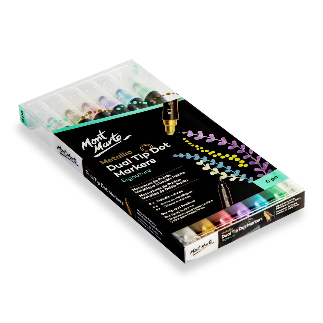 Metallic Dual Tip Dot Markers Signature 6pc