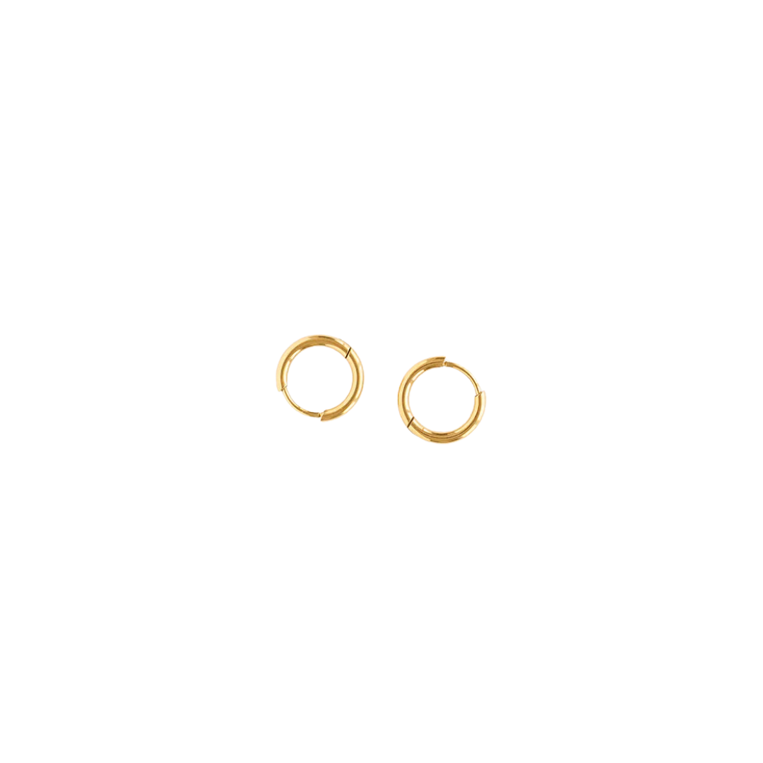 Endless Hoop Thin Gold