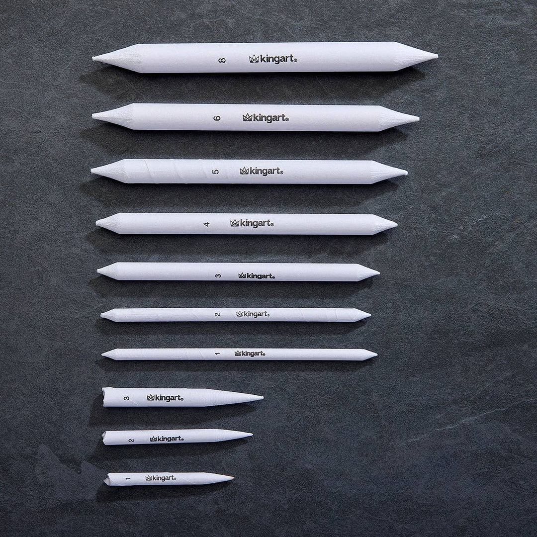 KINGART Blending Stumps & Tortillons