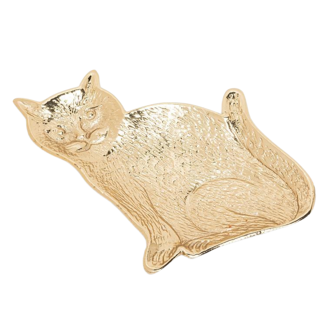 Sitting Cat Flat Tray