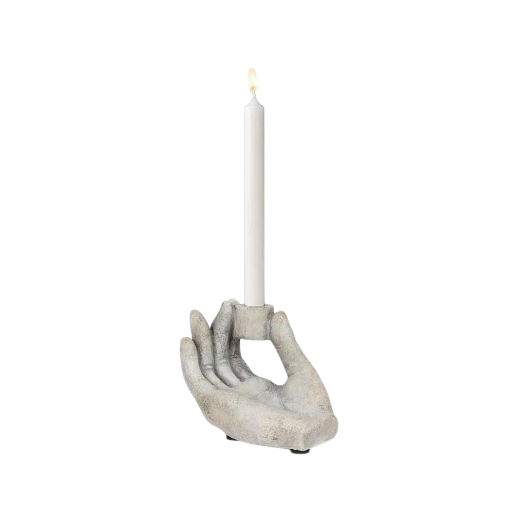 Low Dainty Hand Taper Holder