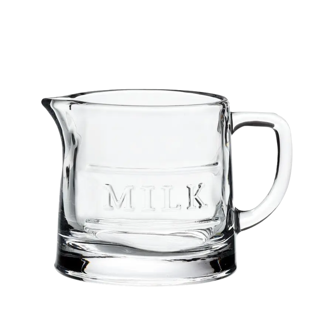 Classic Text Milk Jug