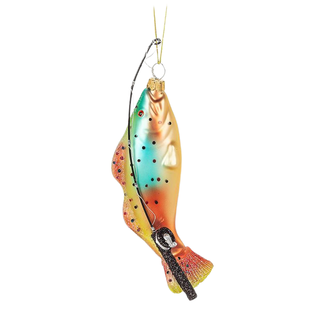 Fish & Rod Ornament