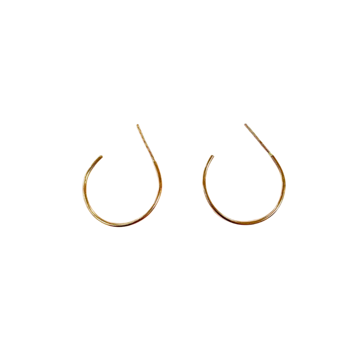 Small Hoop Stud Earrings