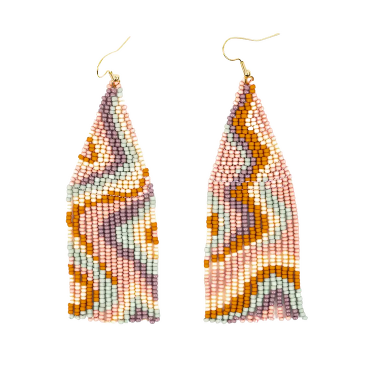 Psychedelic Fringe Earrings