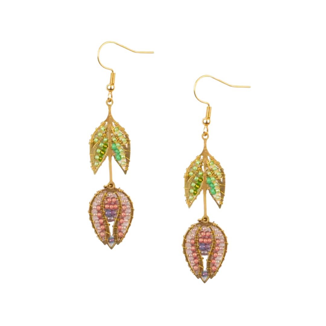 Hanging Tulip Earrings