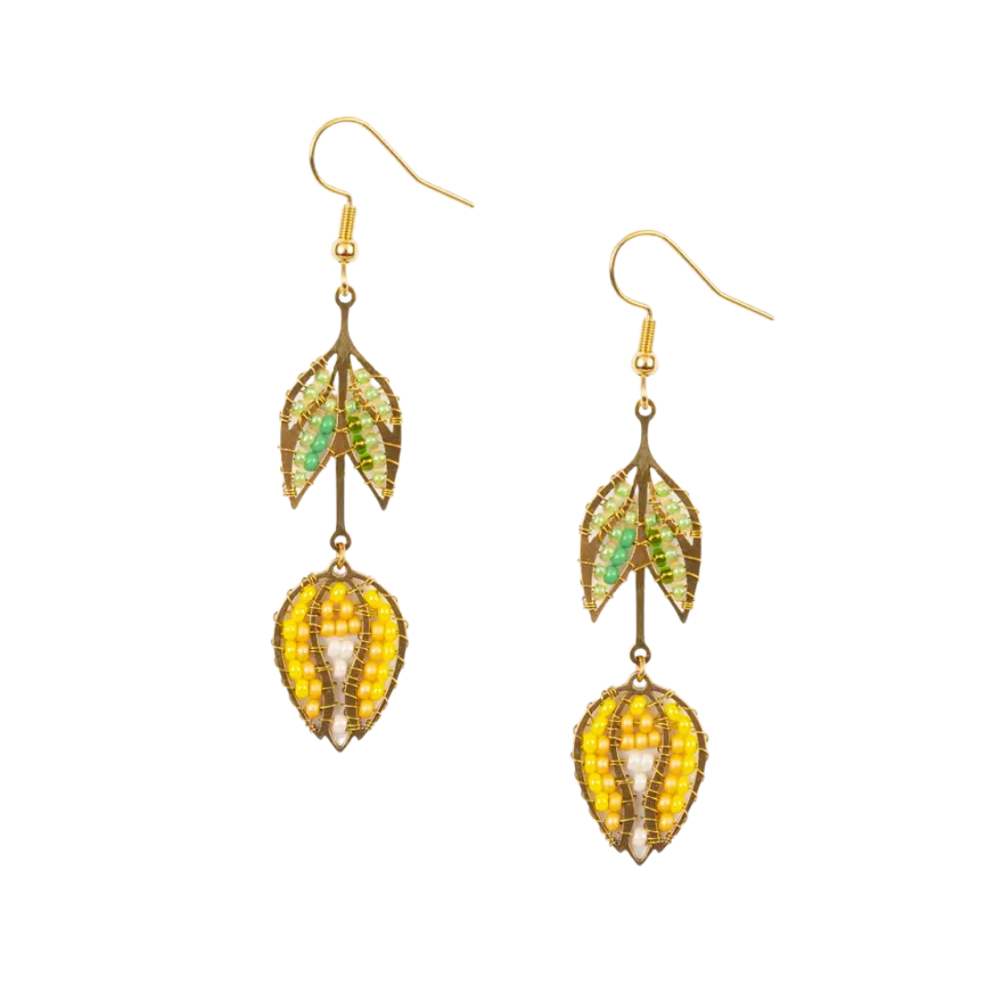 Hanging Tulip Earrings