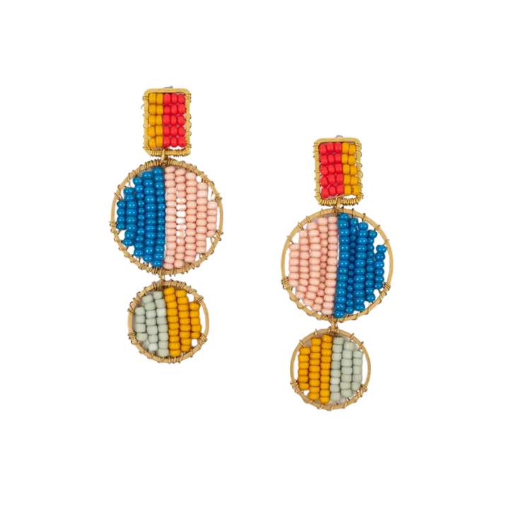 Mod Block Earrings