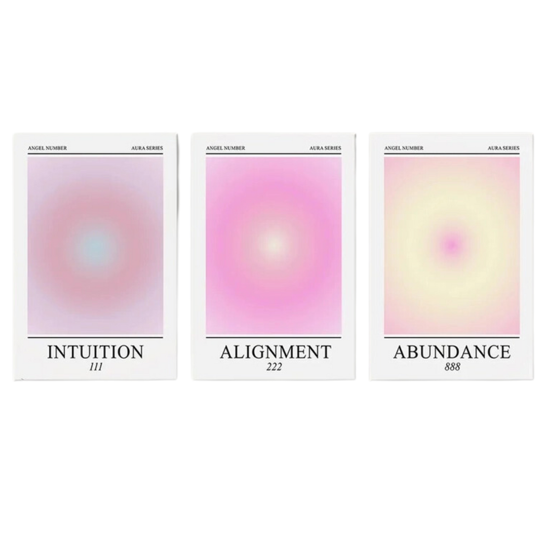 Aura Energy Spiritual Gradient Wall Art Print -18x24