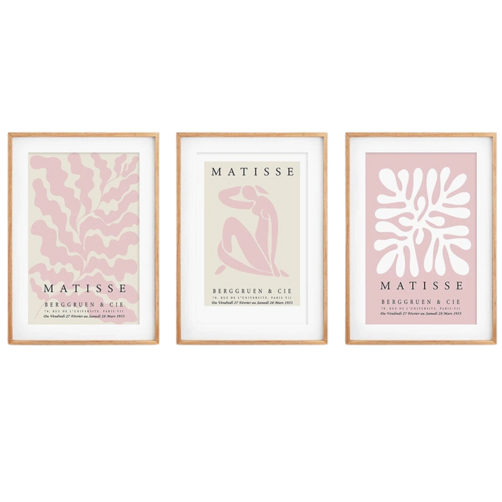 Blush & Beige Matisse Wall Art Print 8x10