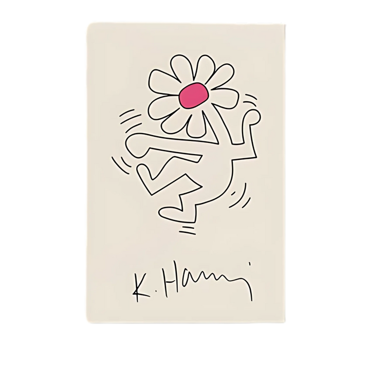 Keith Haring & Matisse Pink Poster Wall Art 8x10