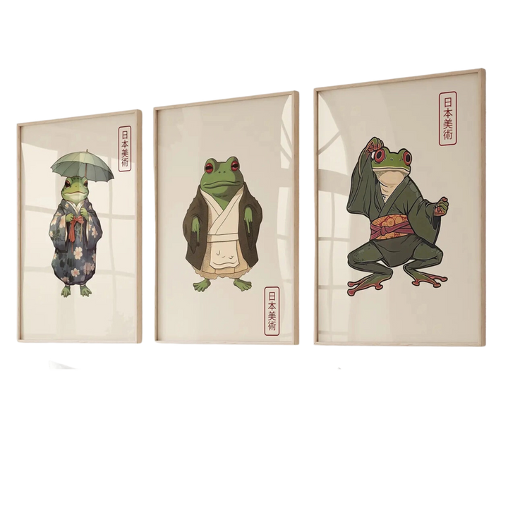Matsumoto Hoji Frog Wall Art Print 18x24