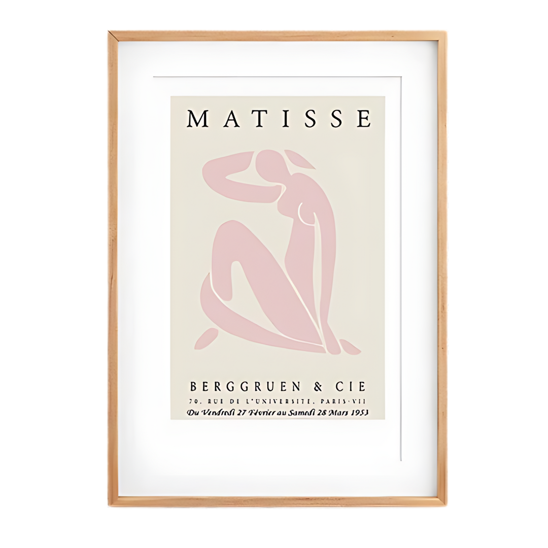 Blush & Beige Matisse Wall Art Print 8x10