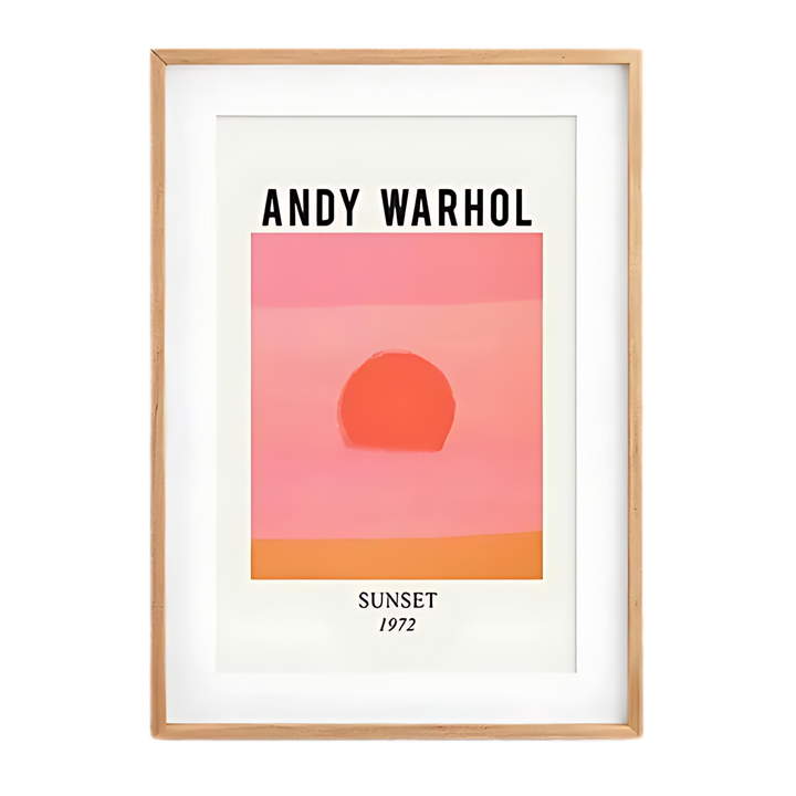 Colorful Bright Pink Pop Art 8x10
